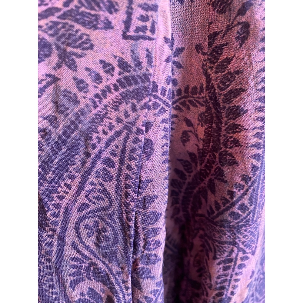U.O. purple paisley swing dress - Picture 7 of 7